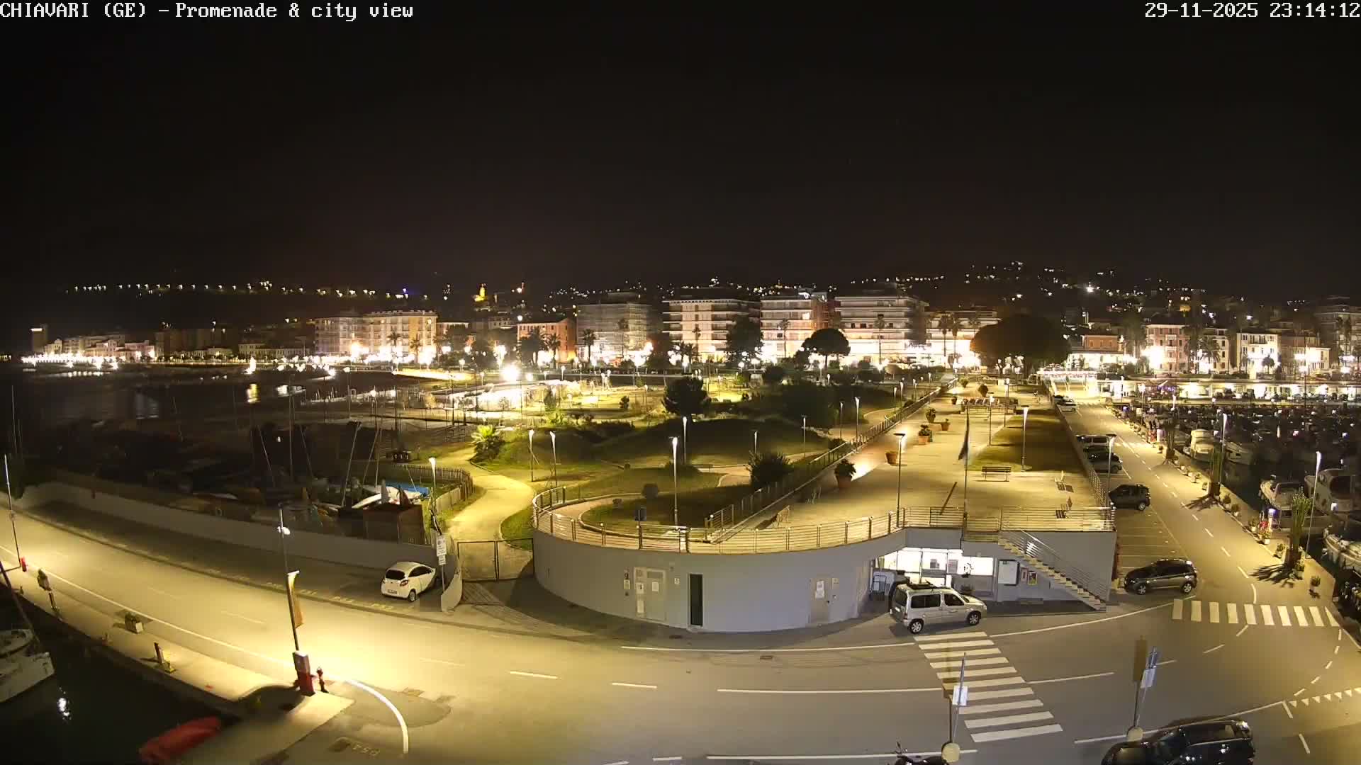 Chiavari Tourist Port Live Cam - Genoa, Liguria, Italy