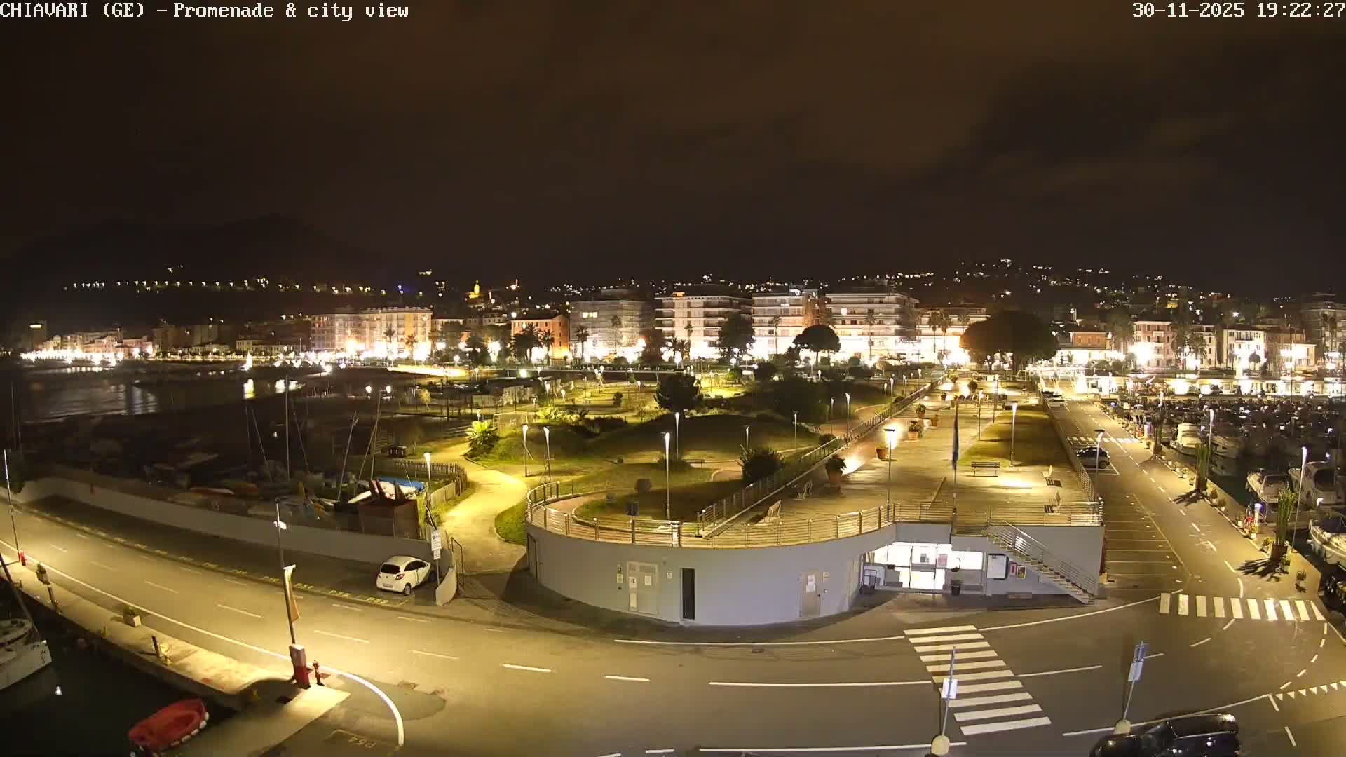 Chiavari Tourist Port Live Cam - Genoa, Liguria, Italy