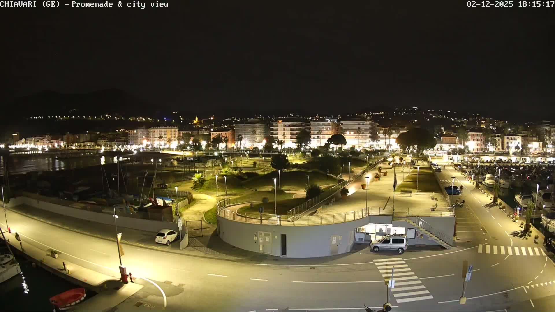 Chiavari Tourist Port Live Cam - Genoa, Liguria, Italy