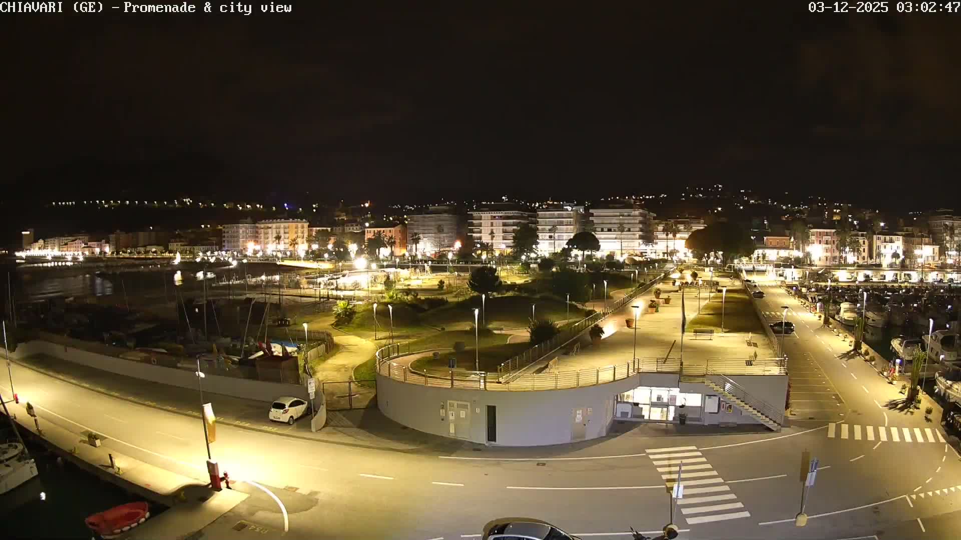 Chiavari Tourist Port Live Cam - Genoa, Liguria, Italy