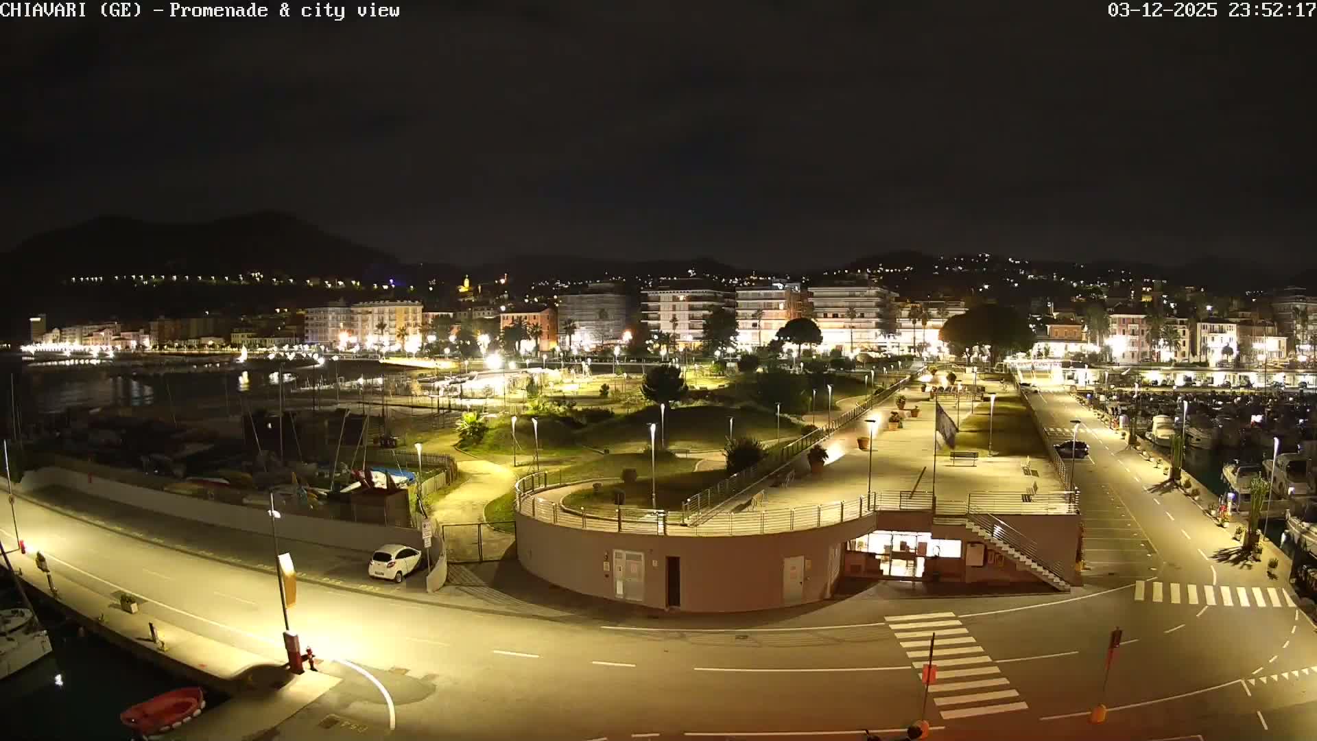 Chiavari Tourist Port Live Cam - Genoa, Liguria, Italy