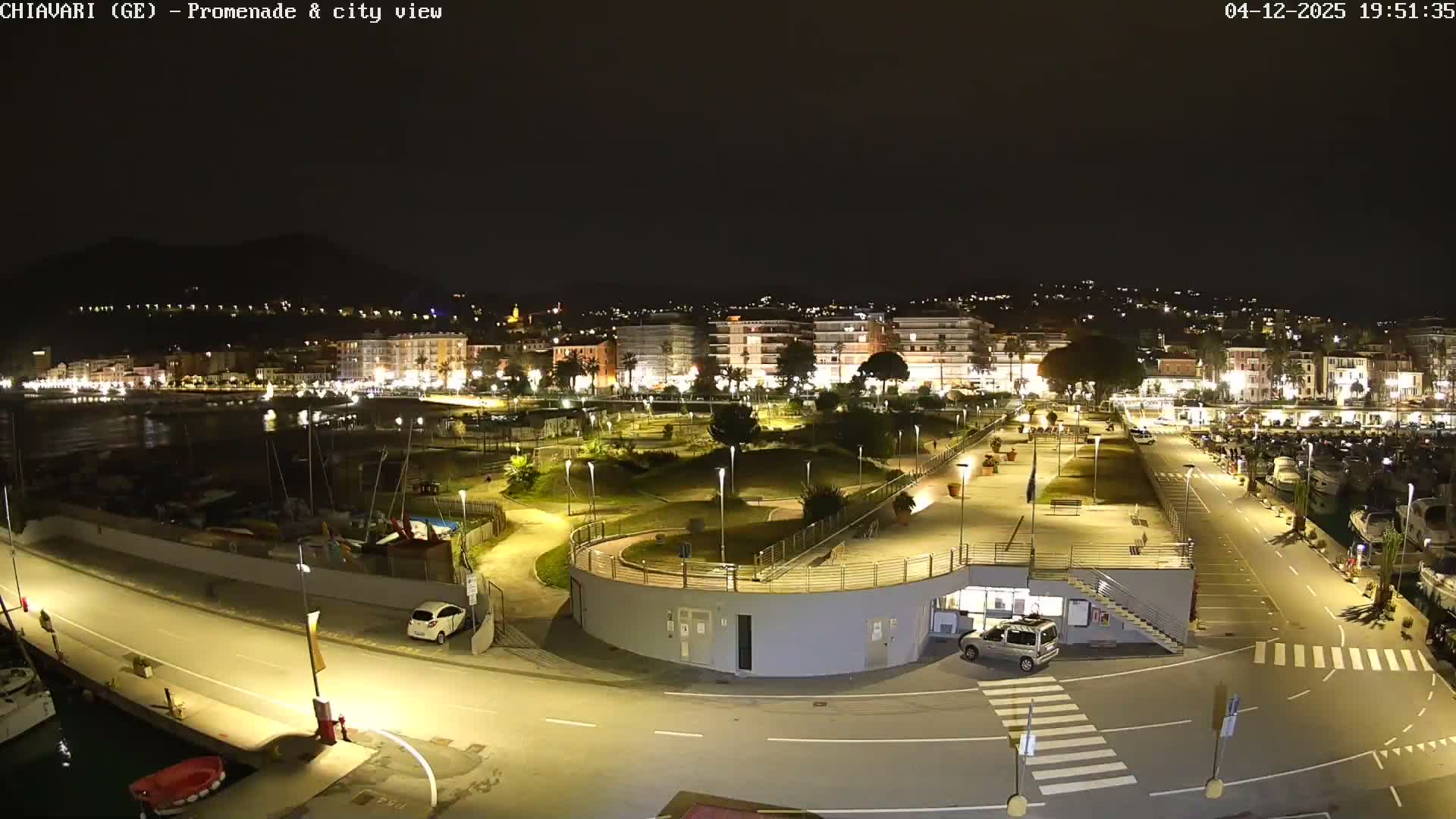 Chiavari Tourist Port Live Cam - Genoa, Liguria, Italy