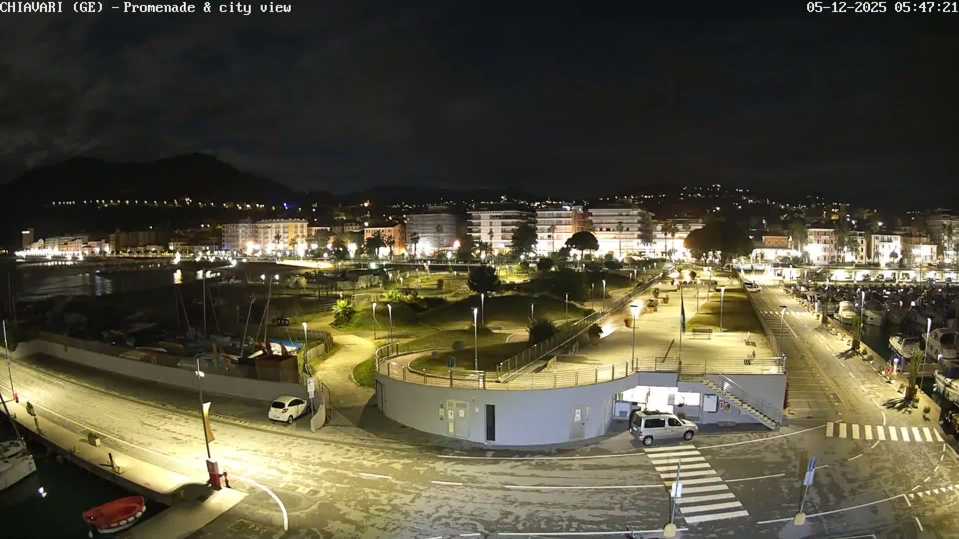 Chiavari Tourist Port Live Cam - Genoa, Liguria, Italy