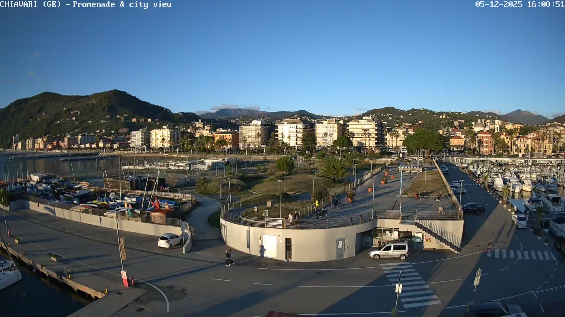 Chiavari Tourist Port Live Cam - Genoa, Liguria, Italy