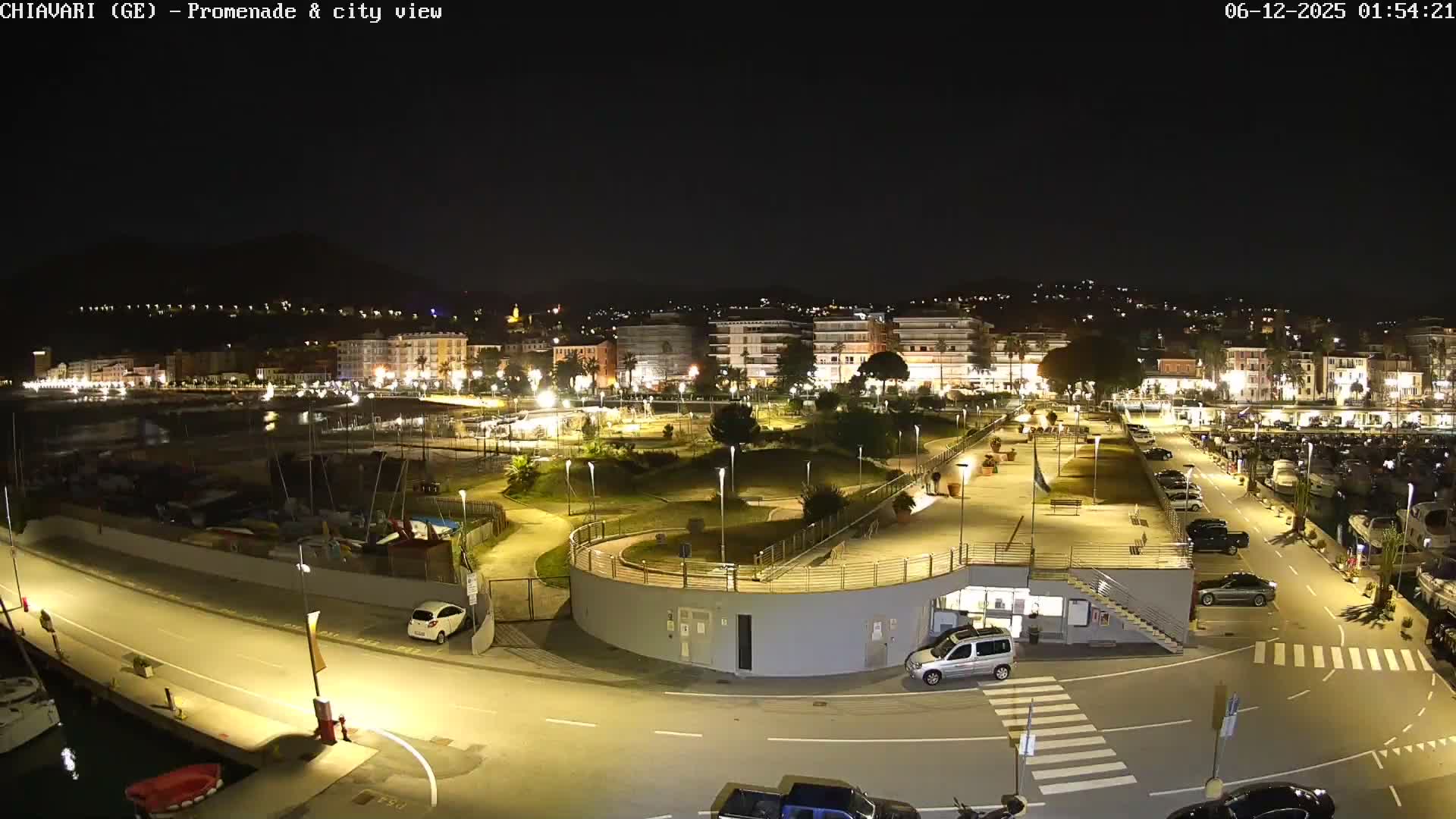Chiavari Tourist Port Live Cam - Genoa, Liguria, Italy