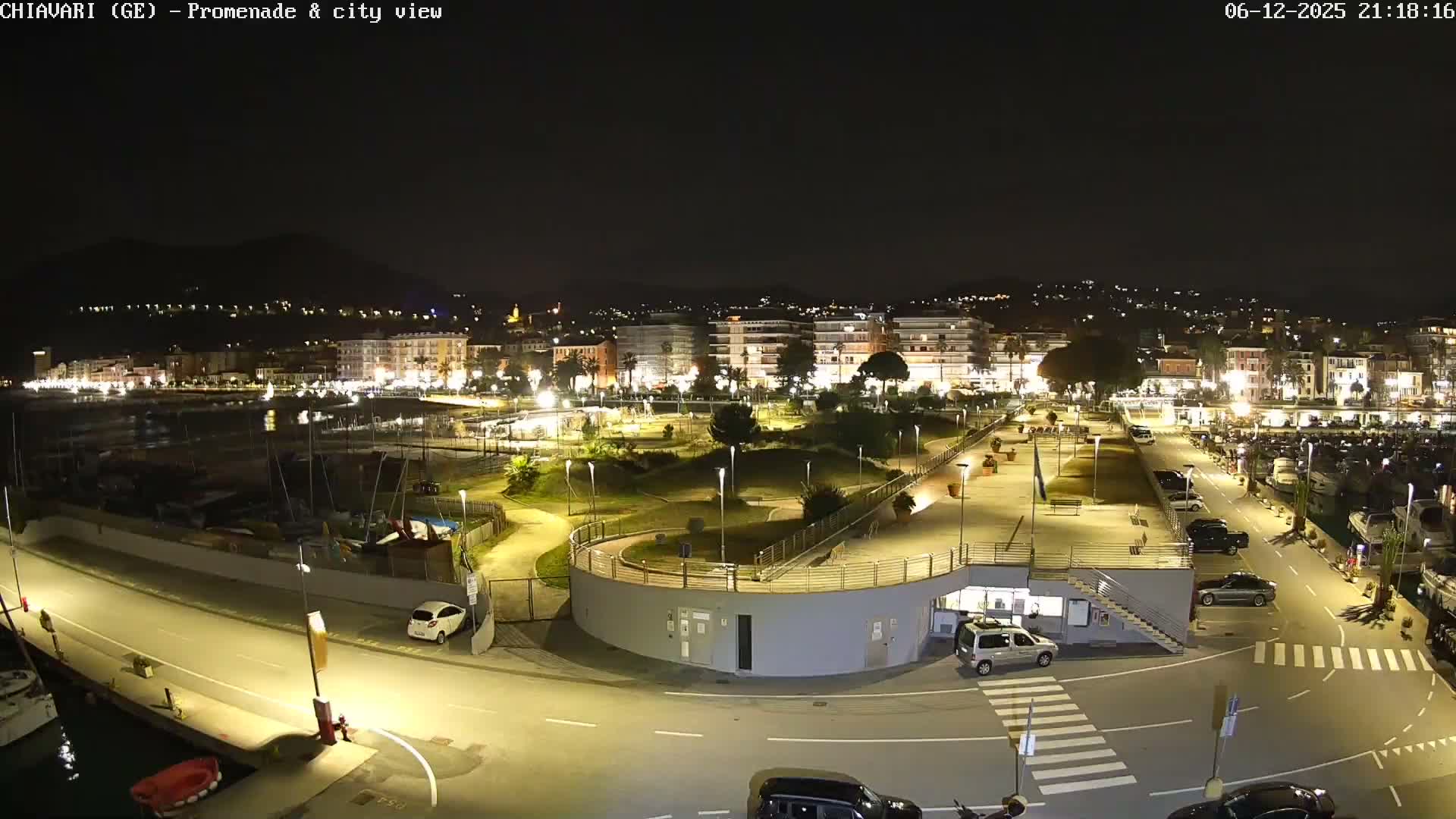 Chiavari Tourist Port Live Cam - Genoa, Liguria, Italy