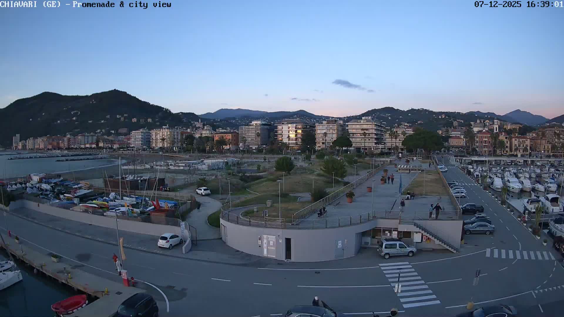 Chiavari Tourist Port Live Cam - Genoa, Liguria, Italy