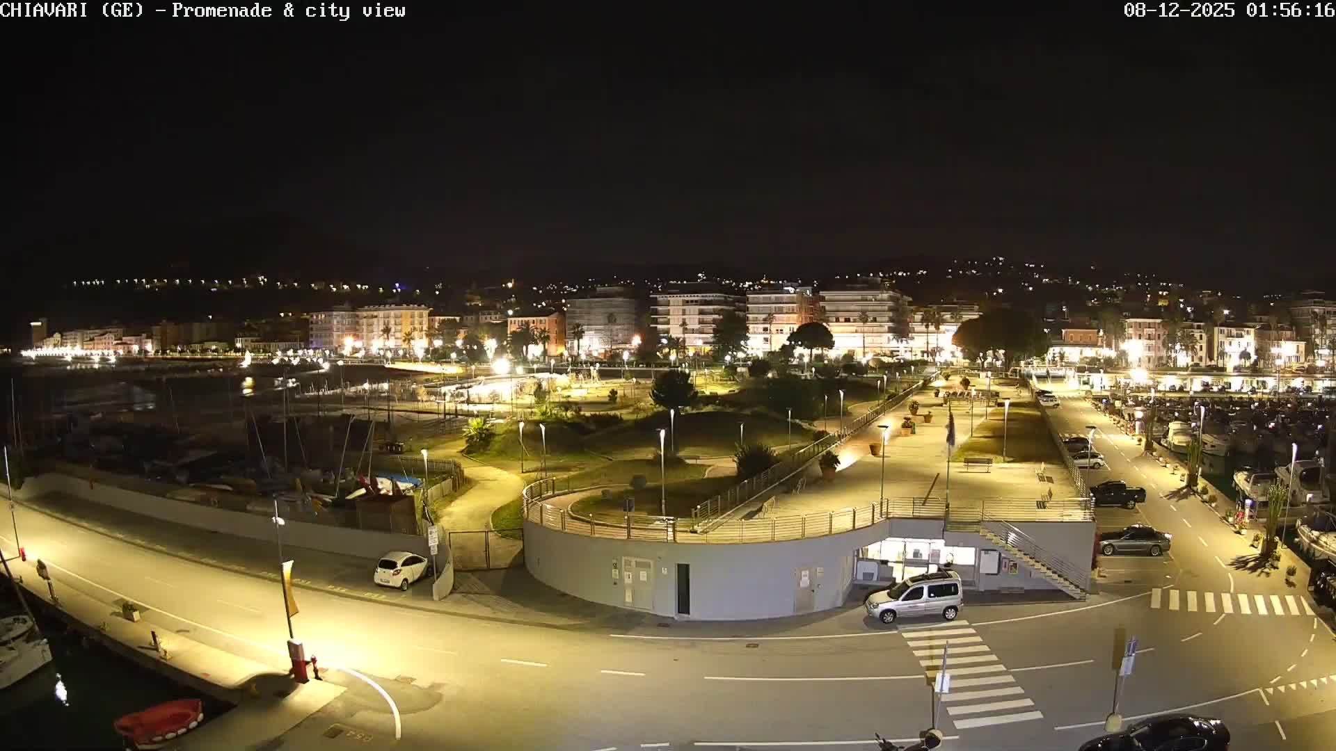 Chiavari Tourist Port Live Cam - Genoa, Liguria, Italy