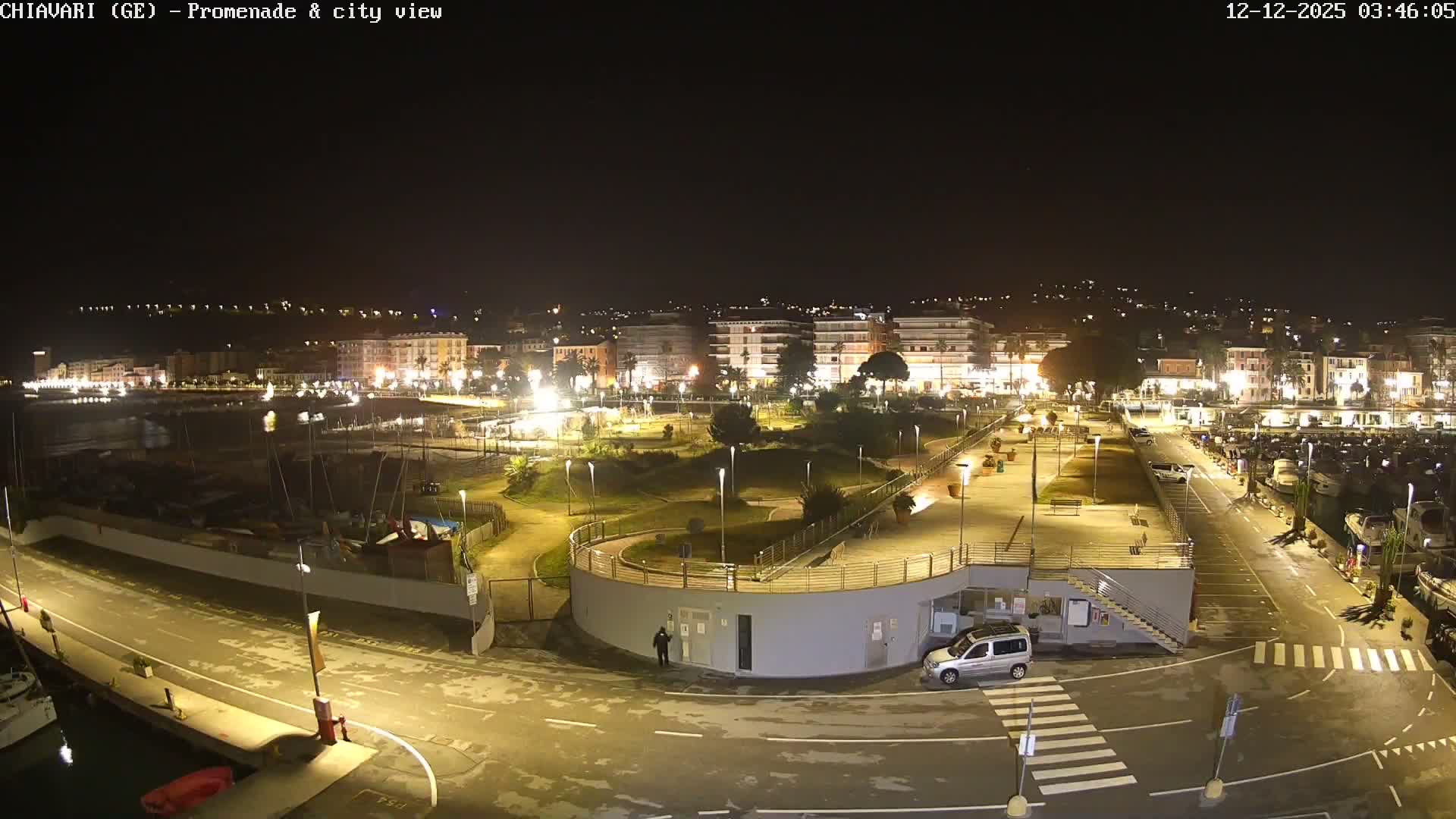 Chiavari Tourist Port Live Cam - Genoa, Liguria, Italy
