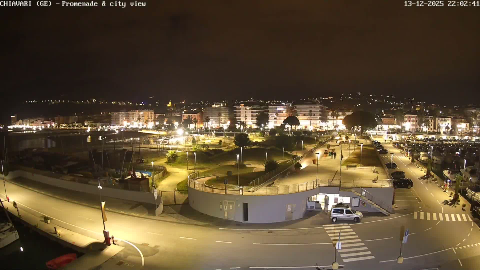 Chiavari Tourist Port Live Cam - Genoa, Liguria, Italy