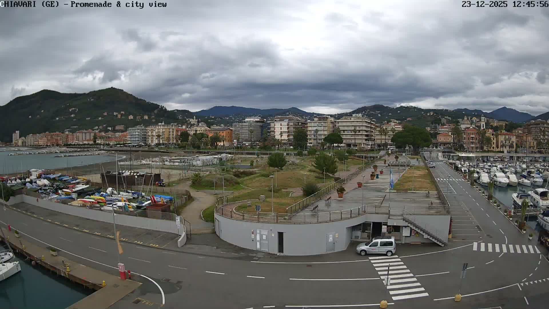 Chiavari Tourist Port Live Cam - Genoa, Liguria, Italy
