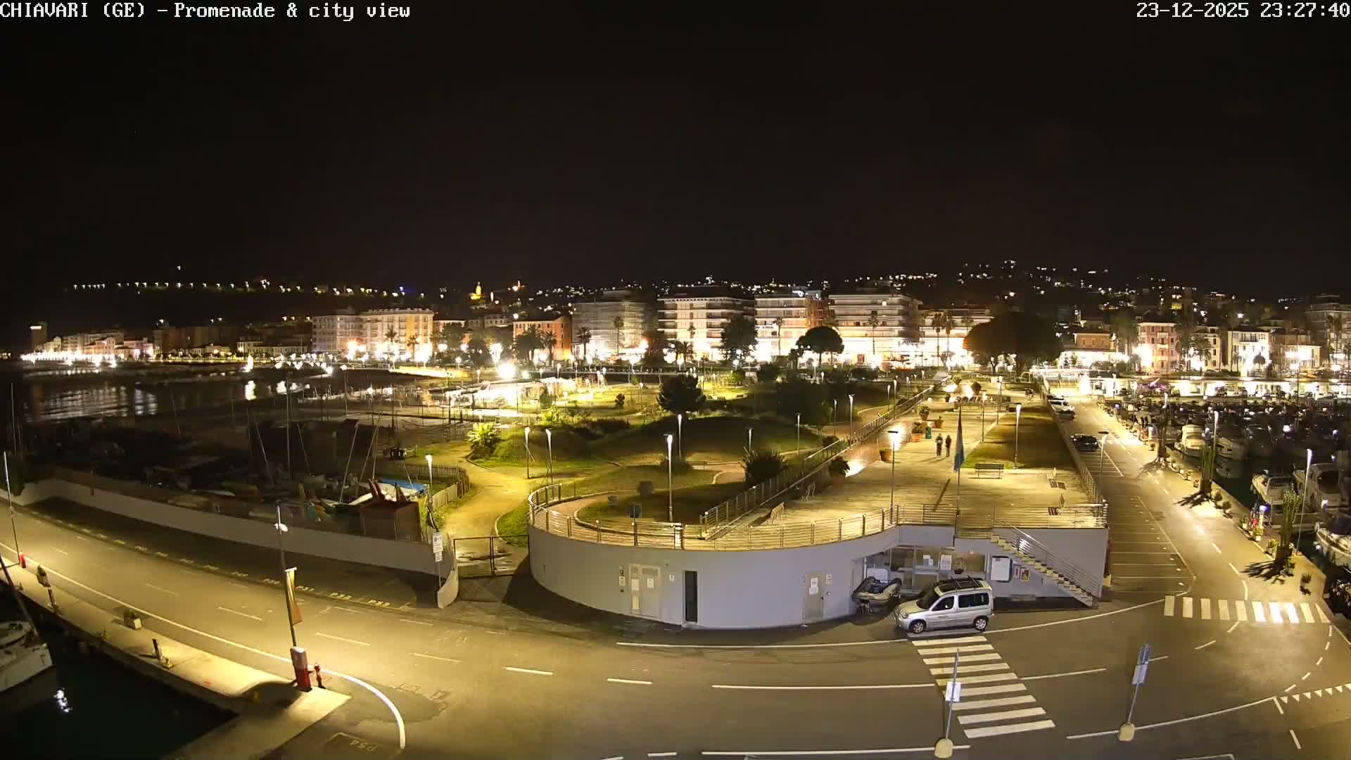 Chiavari Tourist Port Live Cam - Genoa, Liguria, Italy