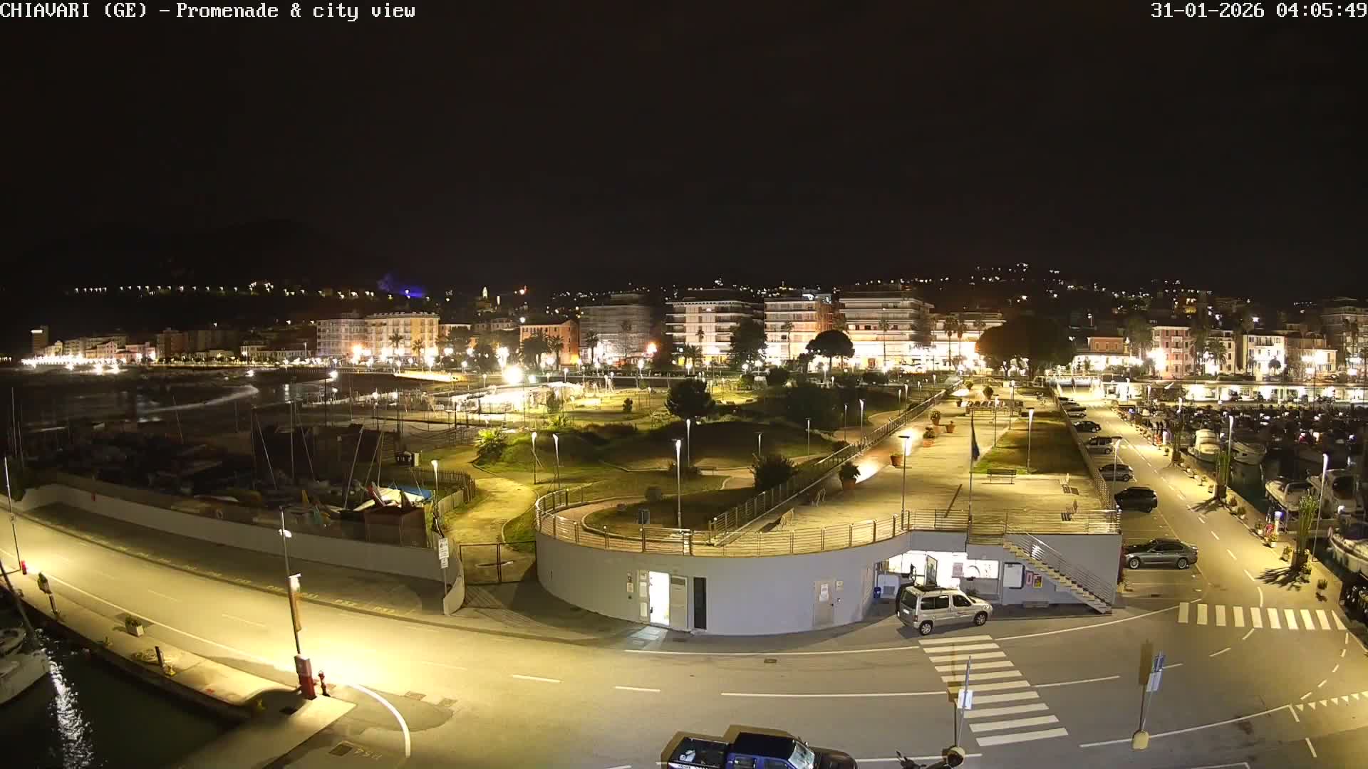 Chiavari Tourist Port Live Cam - Genoa, Liguria, Italy