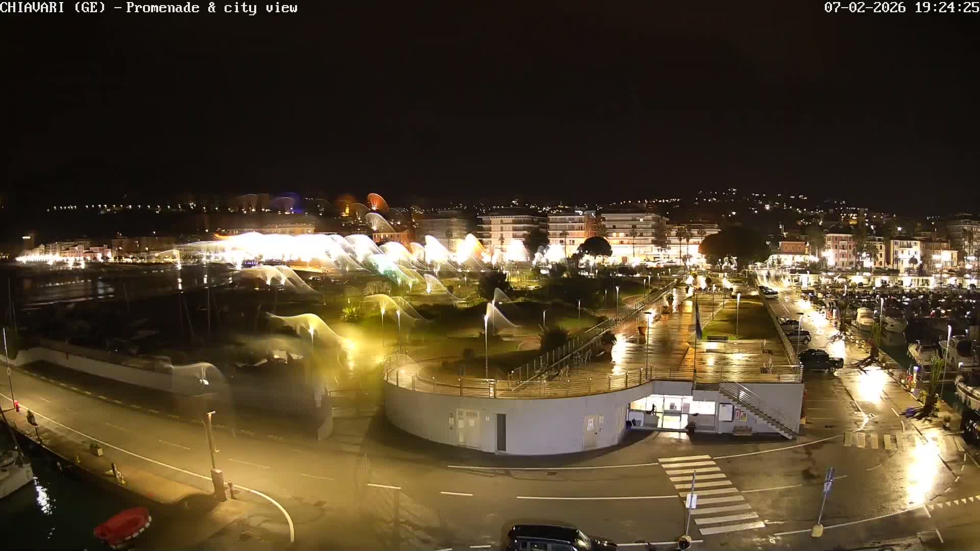 Chiavari Tourist Port Live Cam - Genoa, Liguria, Italy