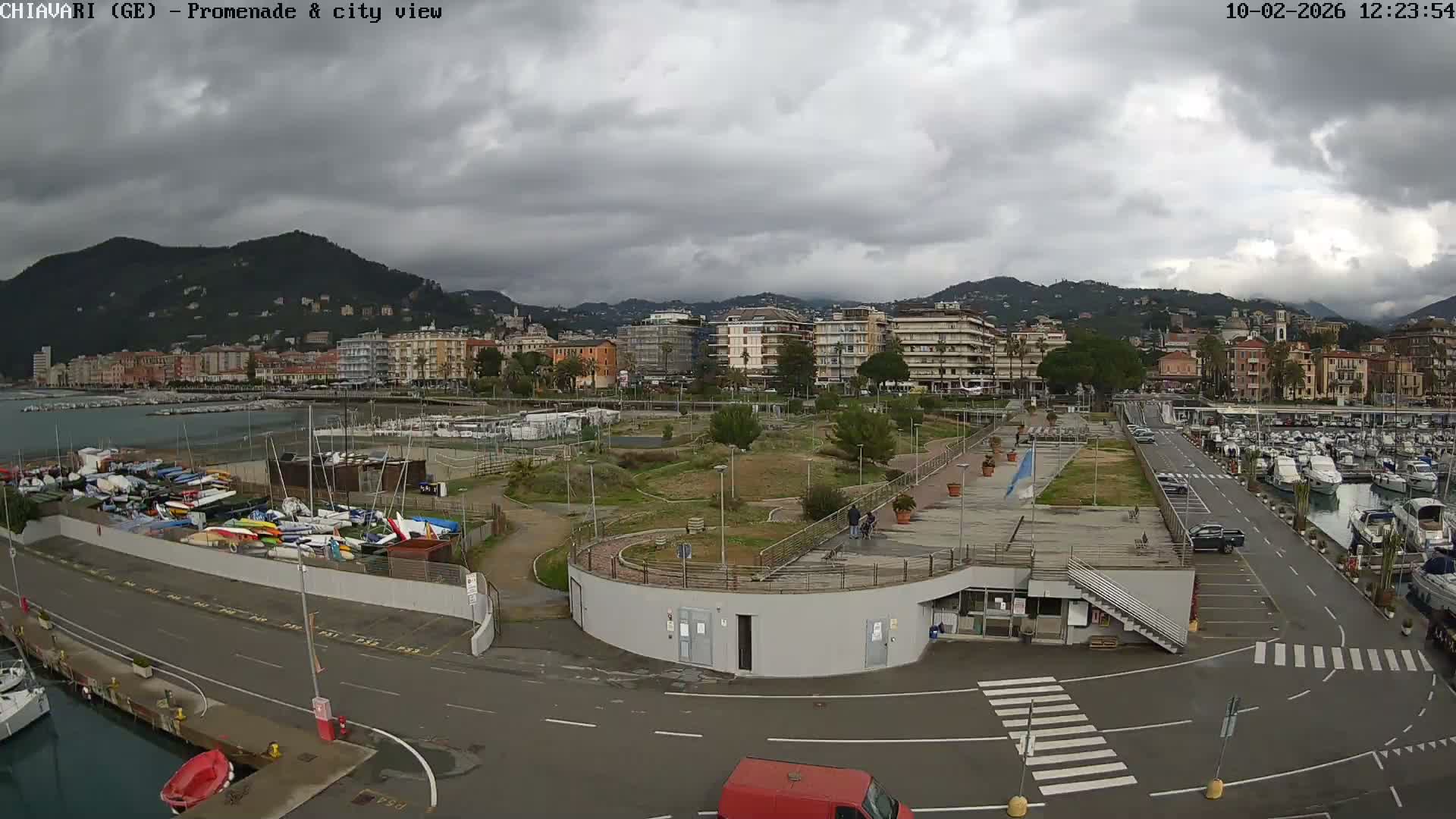 Chiavari Tourist Port Live Cam - Genoa, Liguria, Italy