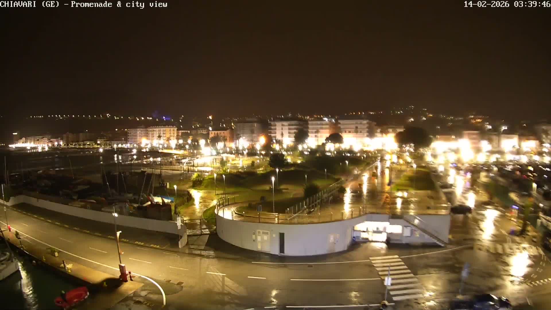 Chiavari Tourist Port Live Cam - Genoa, Liguria, Italy