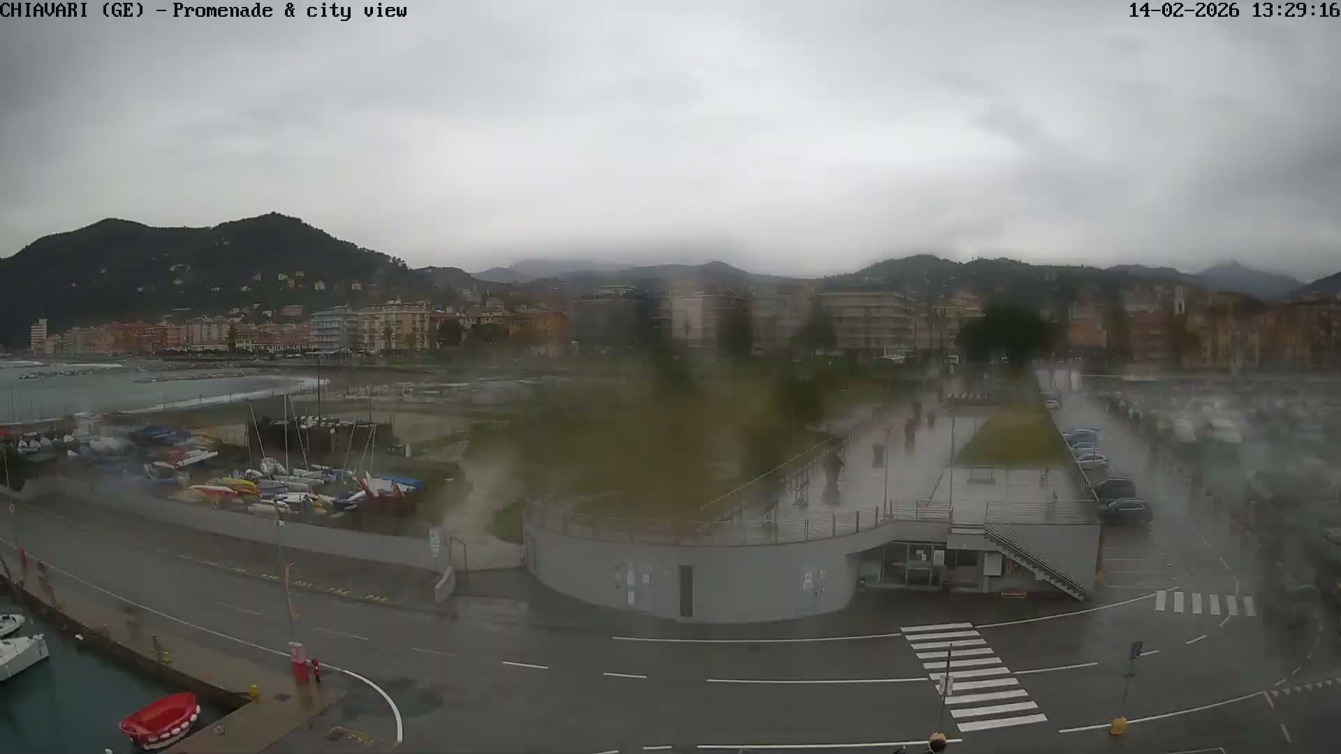 Chiavari Tourist Port Live Cam - Genoa, Liguria, Italy