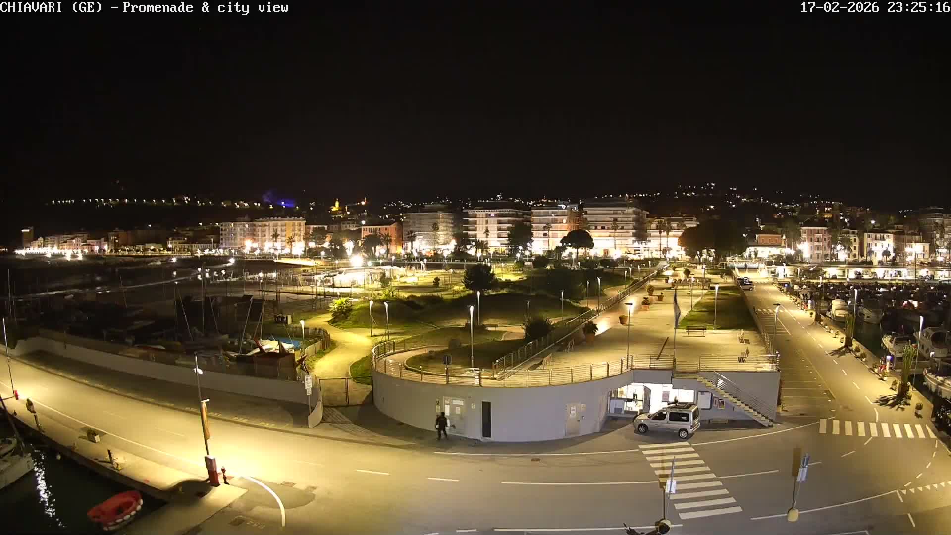 Chiavari Tourist Port Live Cam - Genoa, Liguria, Italy