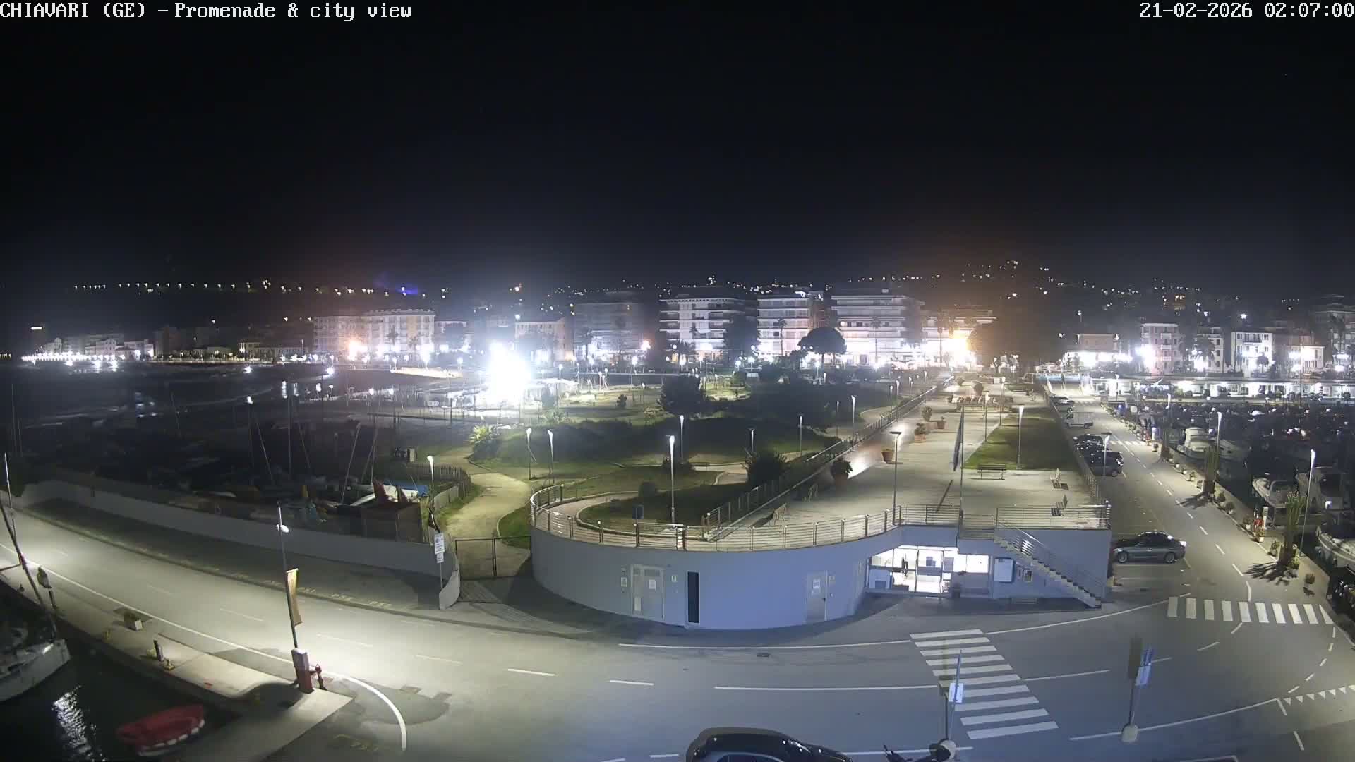 Chiavari Tourist Port Live Cam - Genoa, Liguria, Italy