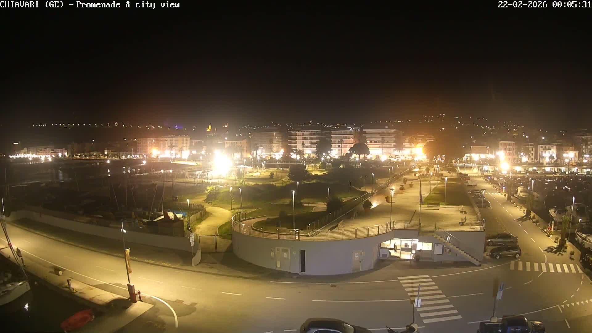 Chiavari Tourist Port Live Cam - Genoa, Liguria, Italy