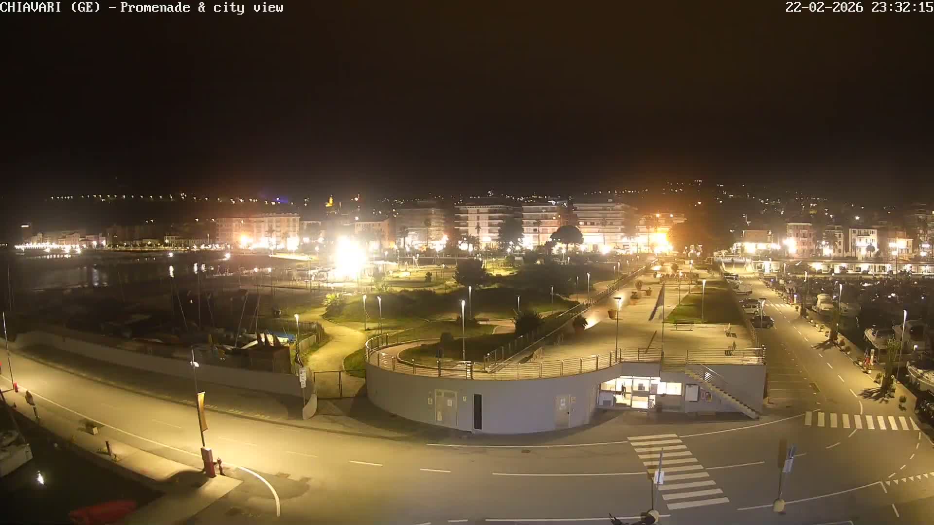 Chiavari Tourist Port Live Cam - Genoa, Liguria, Italy