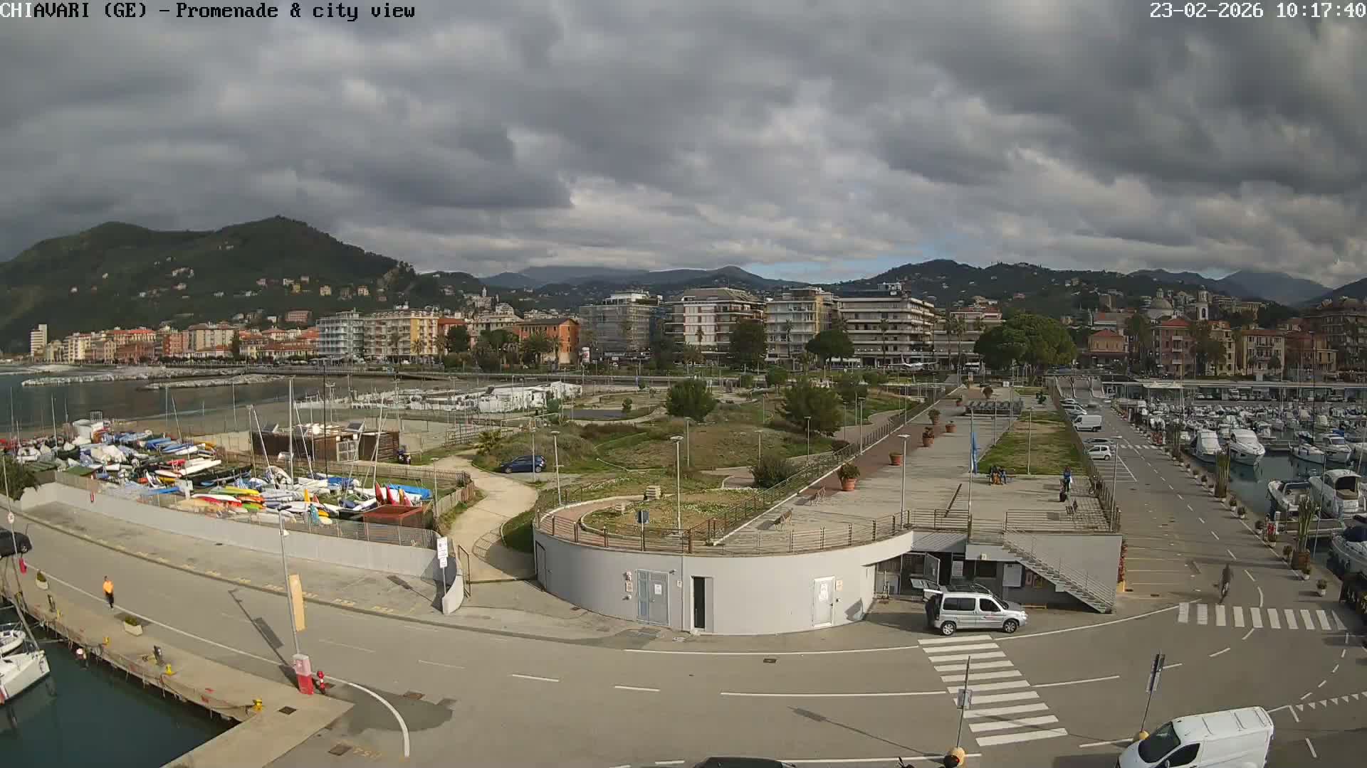 Chiavari Tourist Port Live Cam - Genoa, Liguria, Italy
