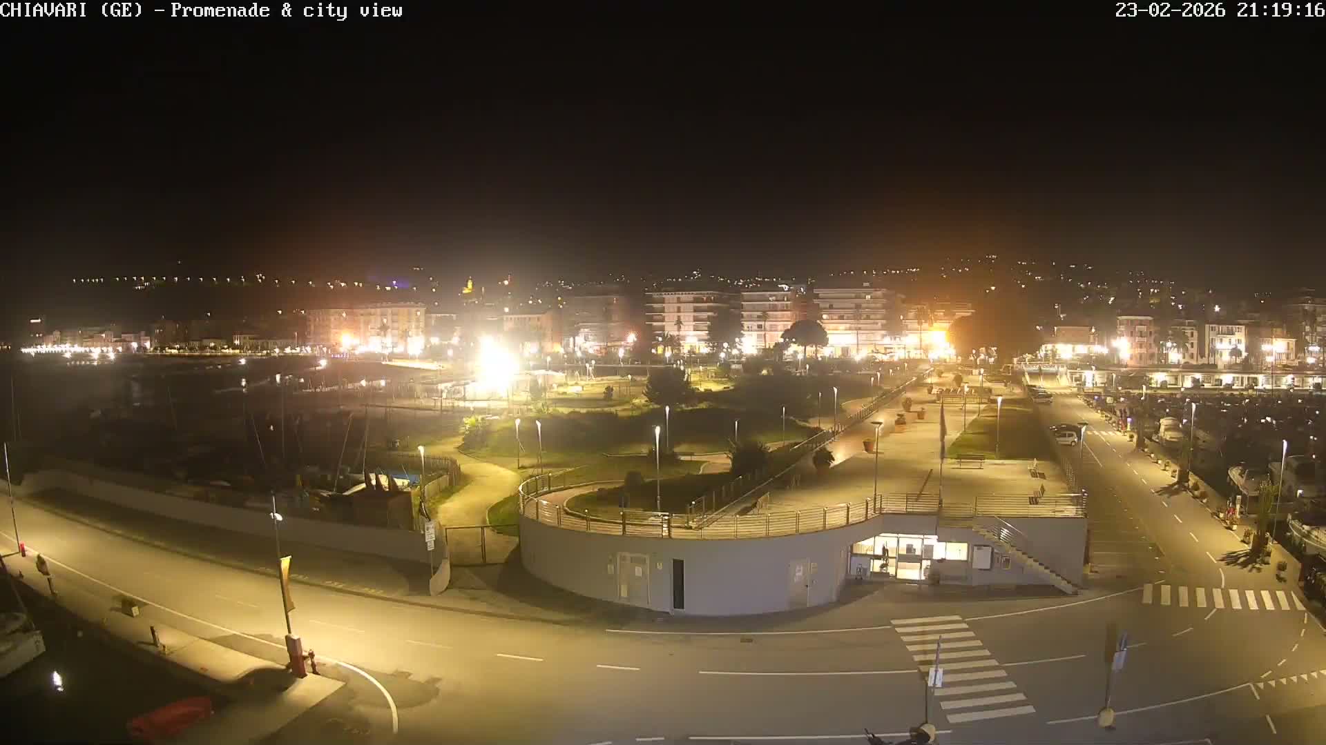 Chiavari Tourist Port Live Cam - Genoa, Liguria, Italy