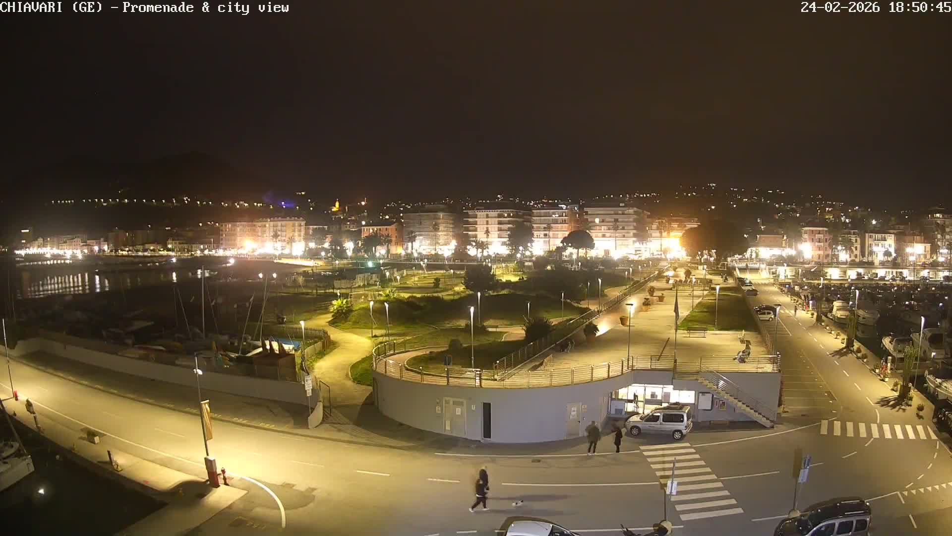 Chiavari Tourist Port Live Cam - Genoa, Liguria, Italy