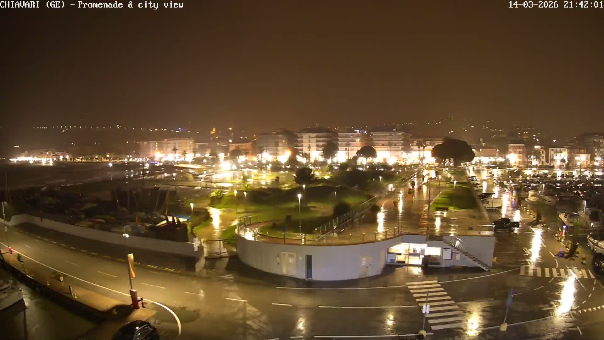 Chiavari Tourist Port Live Cam - Genoa, Liguria, Italy
