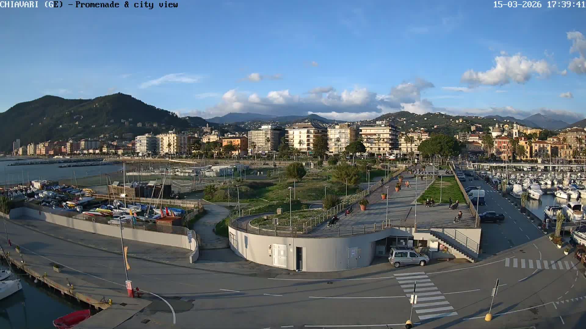 Chiavari Tourist Port Live Cam - Genoa, Liguria, Italy