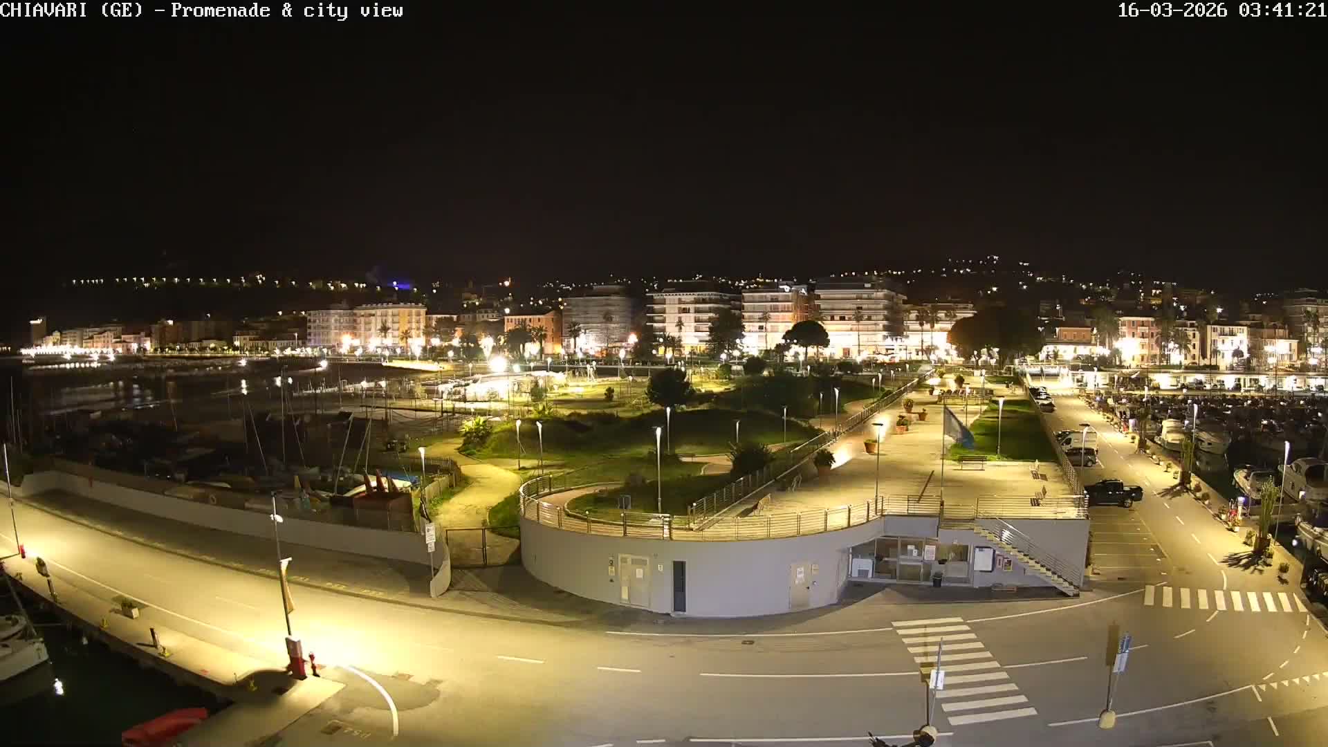 Chiavari Tourist Port Live Cam - Genoa, Liguria, Italy