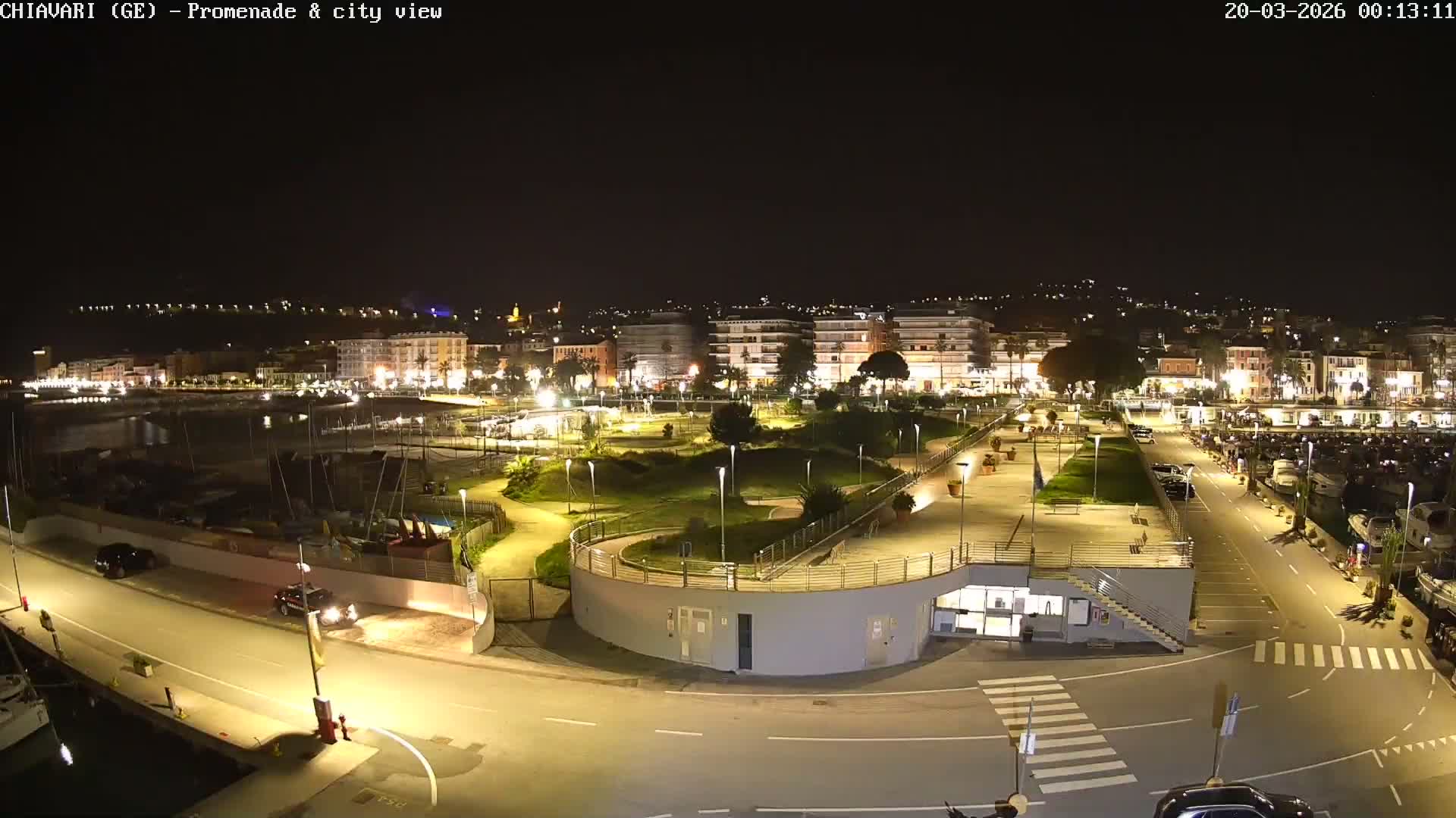 Chiavari Tourist Port Live Cam - Genoa, Liguria, Italy