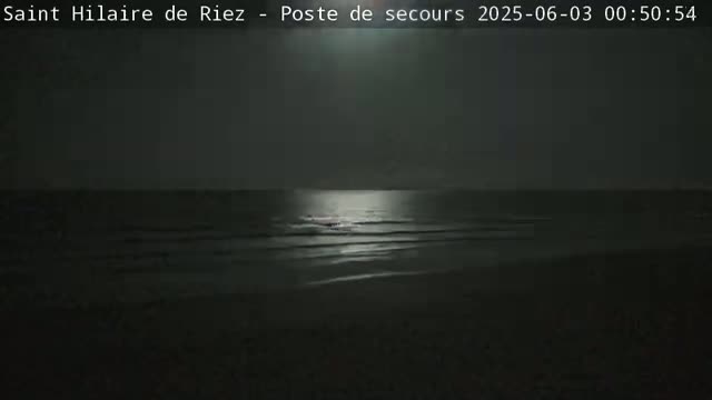 Saint-Hilaire-de-Riez,  Plage des Soxiante Bornes-Salins-Becs-Mouttes-Pege Beaches Live Cam - 	Les Sables-d'Olonne, Vendée, Pays de la Loire, France