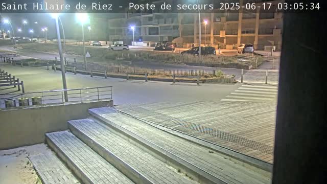 Saint-Hilaire-de-Riez,  Plage des Soxiante Bornes-Salins-Becs-Mouttes-Pege Beaches Live Cam - 	Les Sables-d'Olonne, Vendée, Pays de la Loire, France