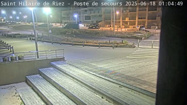Saint-Hilaire-de-Riez,  Plage des Soxiante Bornes-Salins-Becs-Mouttes-Pege Beaches Live Cam - 	Les Sables-d'Olonne, Vendée, Pays de la Loire, France