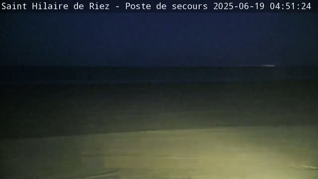 Saint-Hilaire-de-Riez,  Plage des Soxiante Bornes-Salins-Becs-Mouttes-Pege Beaches Live Cam - 	Les Sables-d'Olonne, Vendée, Pays de la Loire, France