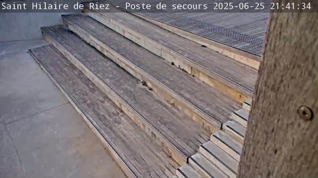 Saint-Hilaire-de-Riez,  Plage des Soxiante Bornes-Salins-Becs-Mouttes-Pege Beaches Live Cam - 	Les Sables-d'Olonne, Vendée, Pays de la Loire, France