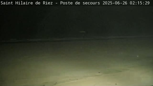 Saint-Hilaire-de-Riez,  Plage des Soxiante Bornes-Salins-Becs-Mouttes-Pege Beaches Live Cam - 	Les Sables-d'Olonne, Vendée, Pays de la Loire, France