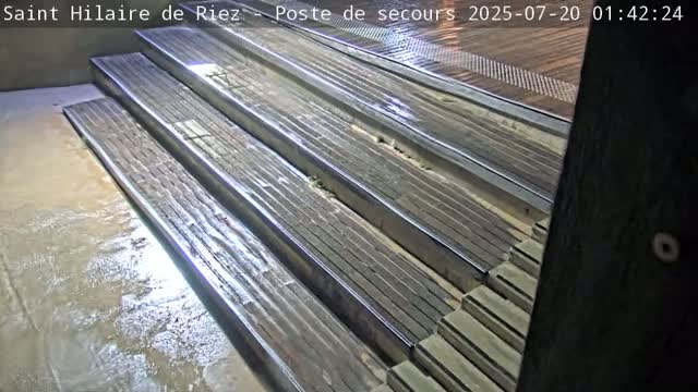 Saint-Hilaire-de-Riez,  Plage des Soxiante Bornes-Salins-Becs-Mouttes-Pege Beaches Live Cam - 	Les Sables-d'Olonne, Vendée, Pays de la Loire, France