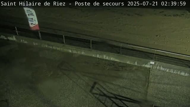 Saint-Hilaire-de-Riez,  Plage des Soxiante Bornes-Salins-Becs-Mouttes-Pege Beaches Live Cam - 	Les Sables-d'Olonne, Vendée, Pays de la Loire, France