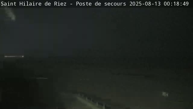 Saint-Hilaire-de-Riez,  Plage des Soxiante Bornes-Salins-Becs-Mouttes-Pege Beaches Live Cam - 	Les Sables-d'Olonne, Vendée, Pays de la Loire, France