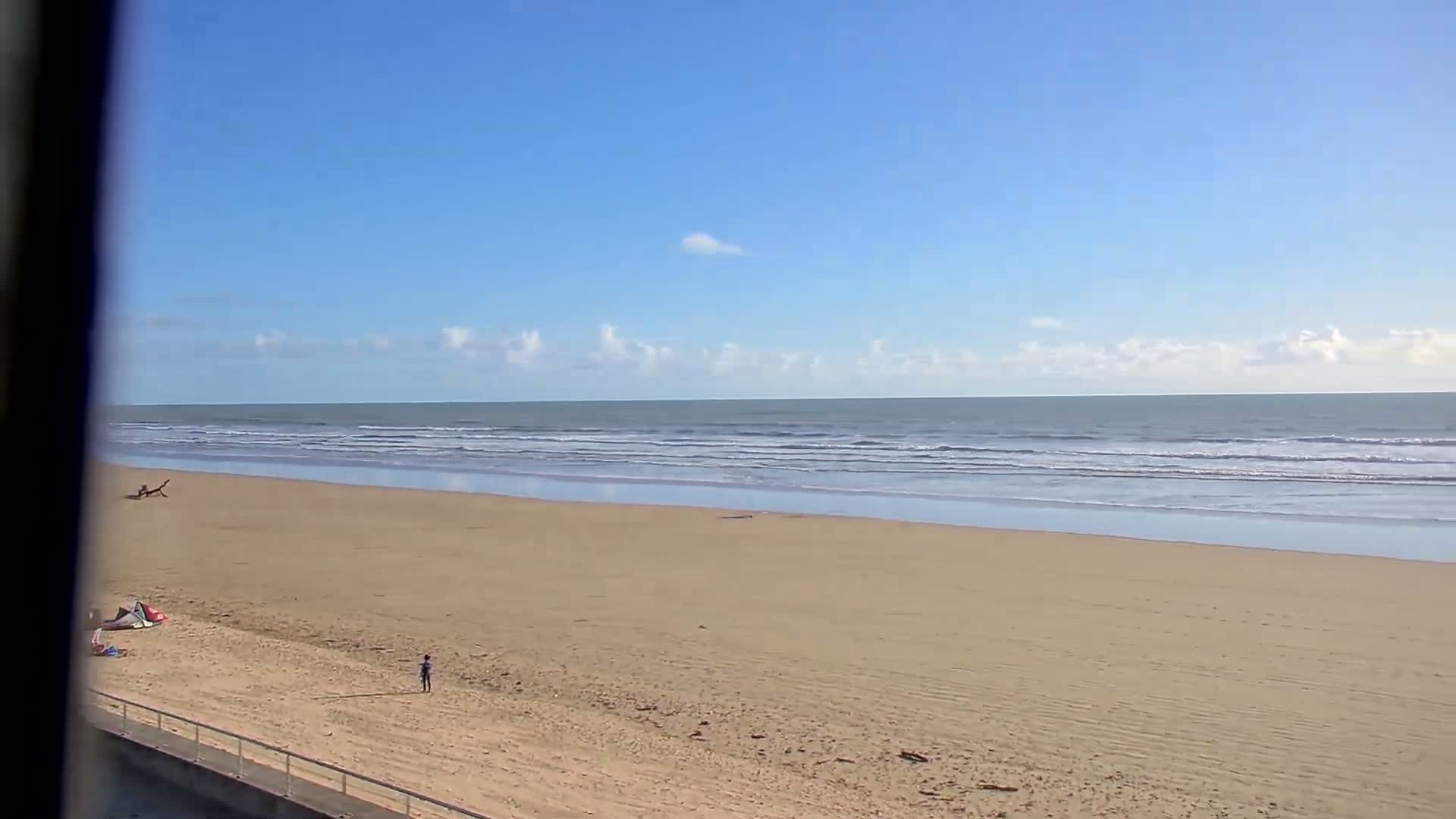 Saint-Hilaire-de-Riez,  Plage des Soxiante Bornes-Salins-Becs-Mouttes-Pege Beaches Live Cam - Les Sables-d'Olonne, Vendée, Pays de la Loire, France