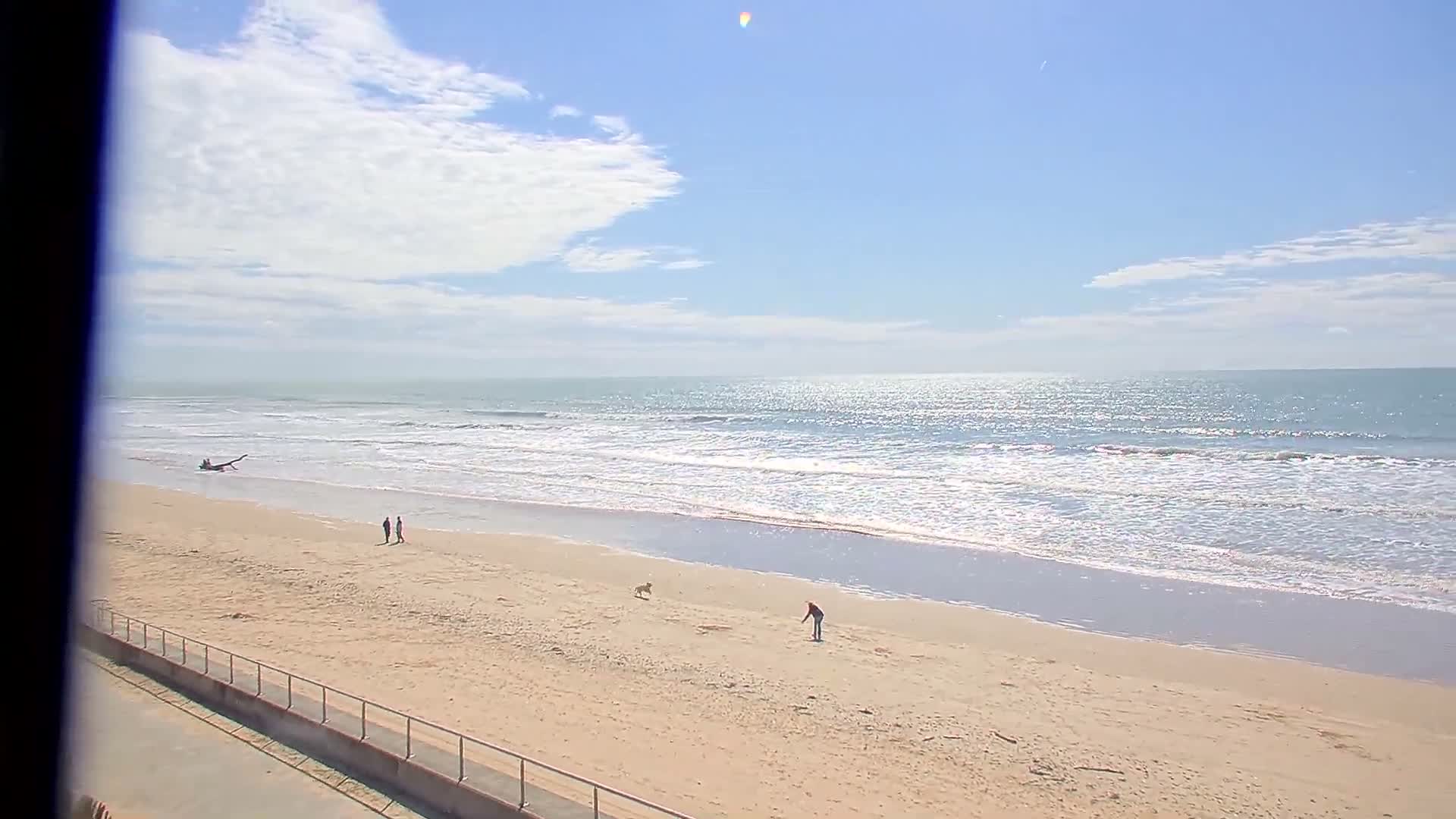 Saint-Hilaire-de-Riez,  Plage des Soxiante Bornes-Salins-Becs-Mouttes-Pege Beaches Live Cam - Les Sables-d'Olonne, Vendée, Pays de la Loire, France