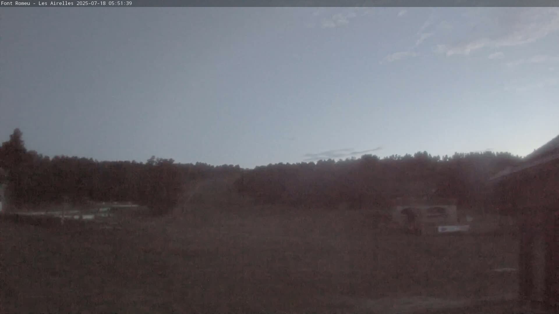 Font Romeu Pyrenees 2000 m Les Airelles Ski Slopes Live Cam - Prades, Pyrenees-Orientales, Occitanie, France