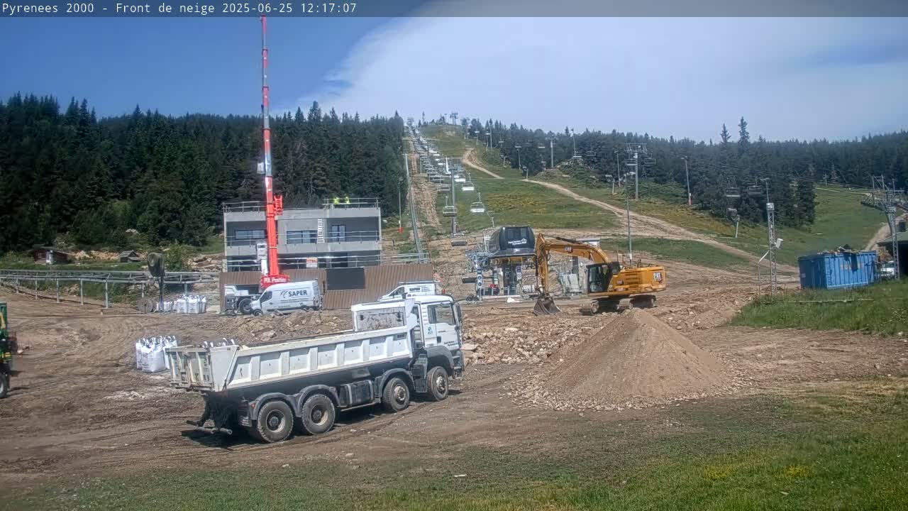 Bolquere, Pyrenees 2000  Ski Center & Ski Slopes Live Cam - Prades, Pyrenees-Orientales, Occitanie, France