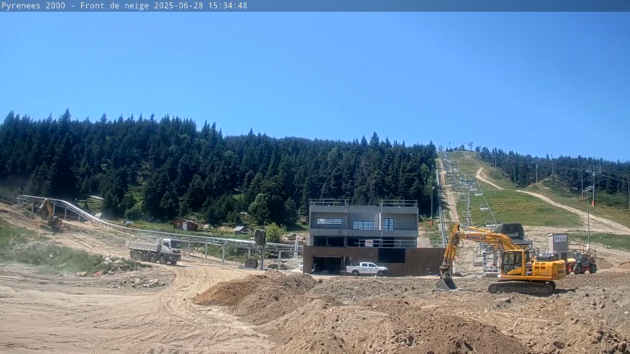 Bolquere, Pyrenees 2000  Ski Center & Ski Slopes Live Cam - Prades, Pyrenees-Orientales, Occitanie, France