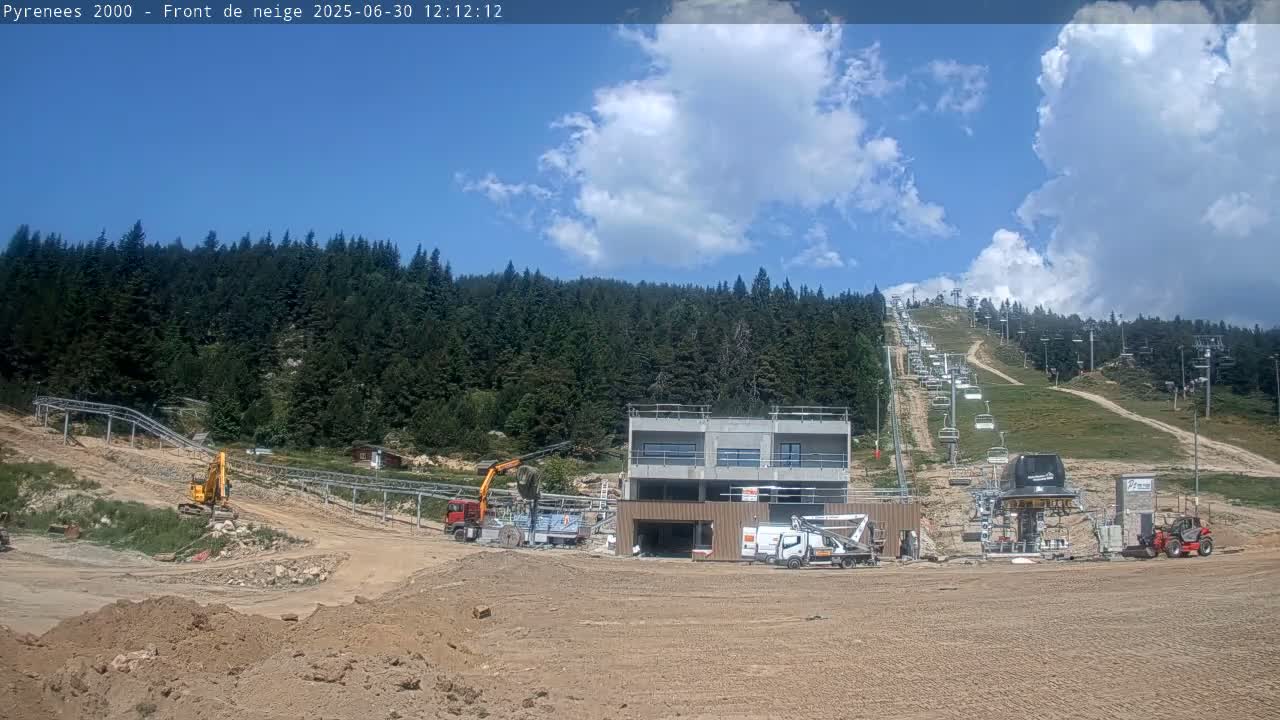 Bolquere, Pyrenees 2000  Ski Center & Ski Slopes Live Cam - Prades, Pyrenees-Orientales, Occitanie, France