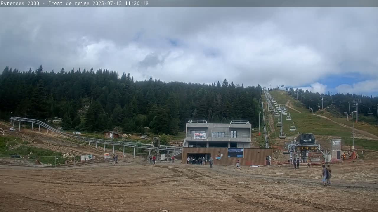 Bolquere, Pyrenees 2000  Ski Center & Ski Slopes Live Cam - Prades, Pyrenees-Orientales, Occitanie, France