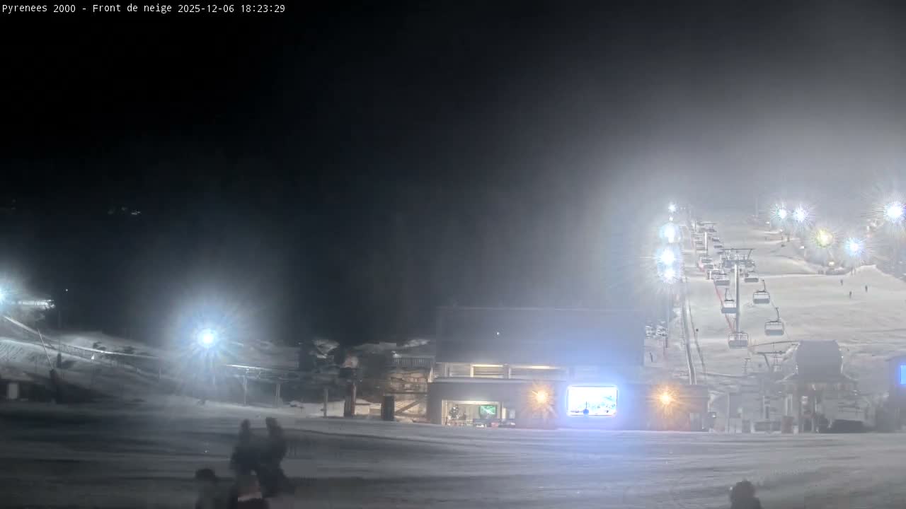 Bolquere, Pyrenees 2000  Ski Center & Ski Slopes Live Cam - Prades, Pyrenees-Orientales, Occitanie, France