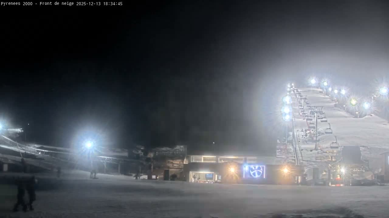 Bolquere, Pyrenees 2000  Ski Center & Ski Slopes Live Cam - Prades, Pyrenees-Orientales, Occitanie, France